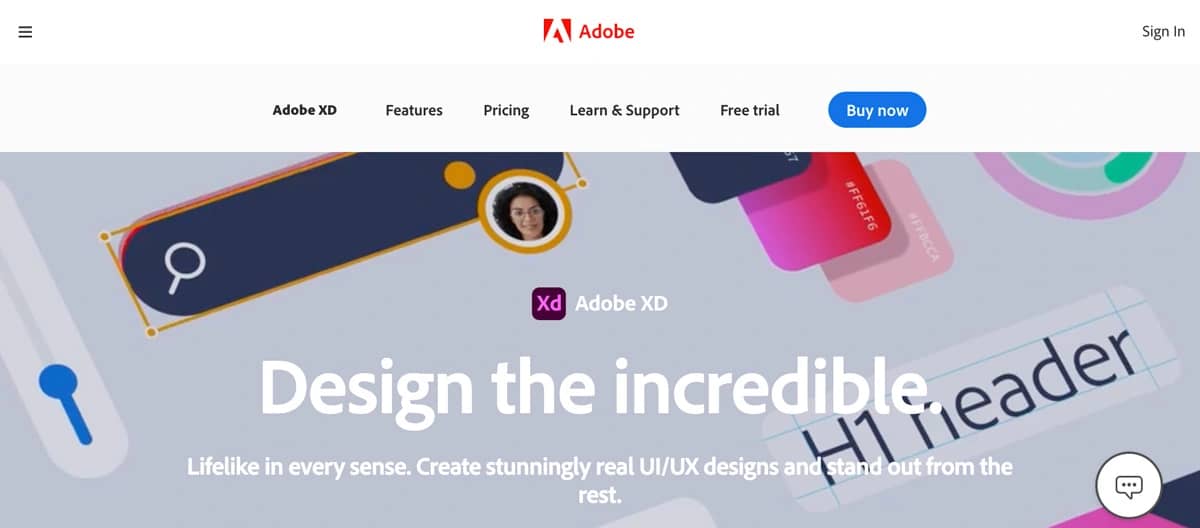 adobe xd ux design tool